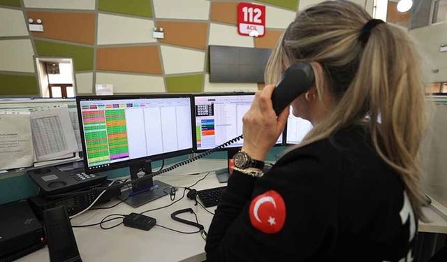 112'ye gelen çağrılar pes dedirtti!