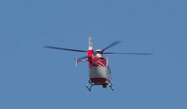 40 yaşındaki hasta ambulans helikopter ile Van'a getirildi