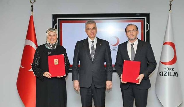 Bakanlık ile Kızılay arasında işbirliği protokolü imzalandı