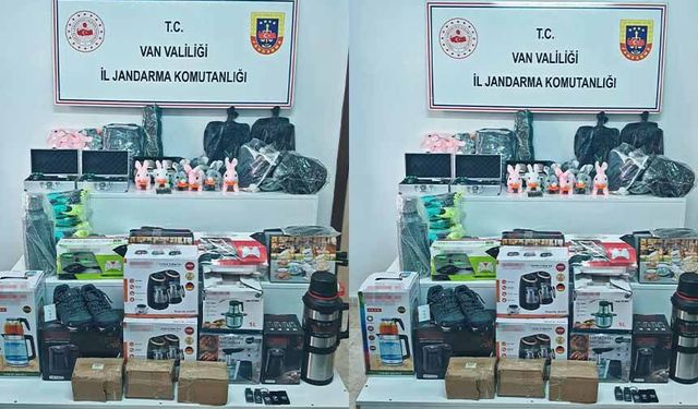 Van’da gümrük kaçağı malzeme ele geçirildi