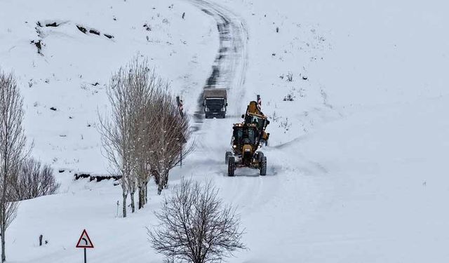 Van’da 68 yerleşim yeri yolu ulaşıma kapalı