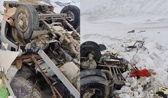 Kamyonet şarampole yuvarlandı: 1 kişi yaralandı