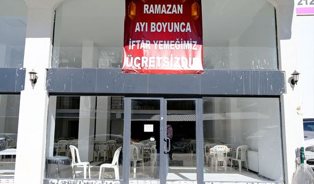 Vanlı esnaflardan ücretsiz iftar sofrası