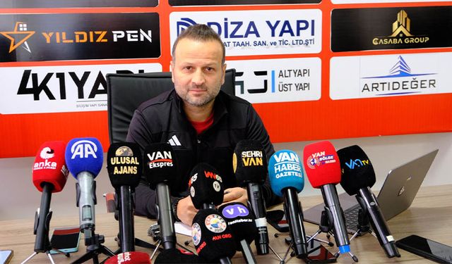 Vanspor Teknik Direktörü Korkmaz’dan flaş açıklamalar