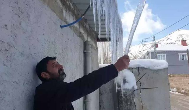 Van'da termometreler eksi 18’i gördü