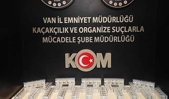 Van’da gümrük kaçakçılığı operasyonu