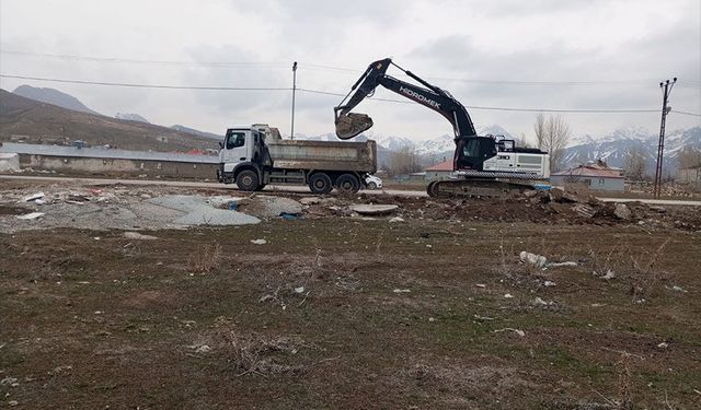 Van’da kaçak moloz ve hafriyat dökümlerine sıkı denetim