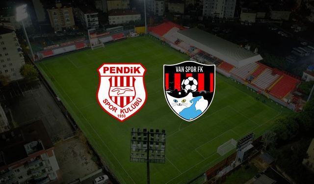 Pendikspor - Vanspor maçı canlı yayın bilgisi belli oldu! İşte maçın yayınlanacağı kanallar