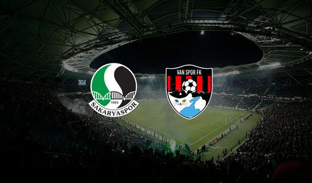 Sakaryaspor - Vanspor maçı canlı yayın bilgisi belli oldu: İşte maçın yayınlanacağı kanallar
