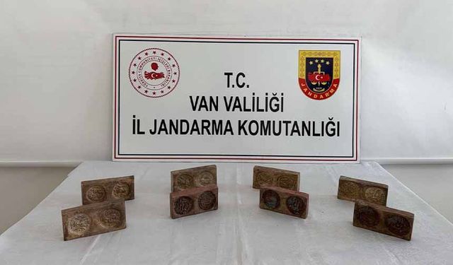 Van’da altın hammaddeli tarihi eser operasyonu