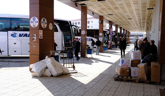 Van Otogarında bayram öncesi sessizlik hakim
