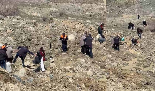 Hakkari-Van yolunda vatandaşlara geçiş desteği