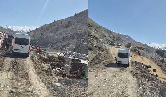 Hakkari-Van yolunda ulaşım tek şeritten sağlanıyor