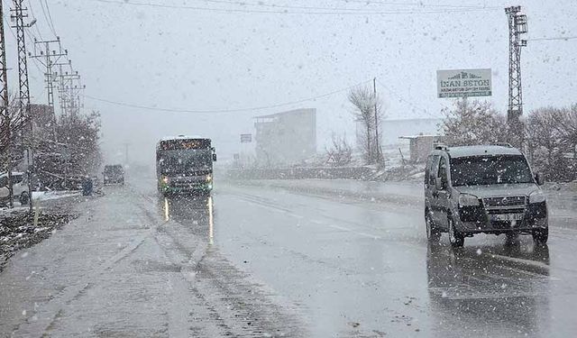 Van'da kar yağışı ve sis Kurubaş Geçidi'nde etkili oldu