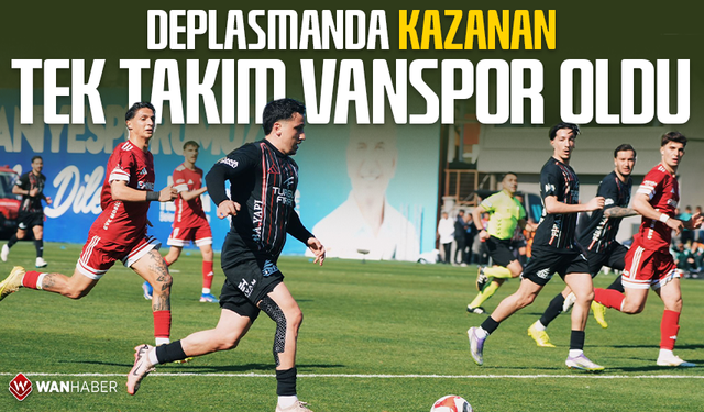 Deplasmanda kazanan tek takım Vanspor oldu