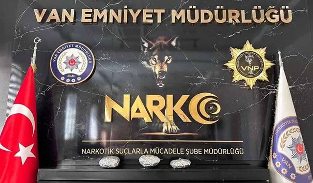 Van’da 4 kilo 700 gram metamfetamin ele geçirildi