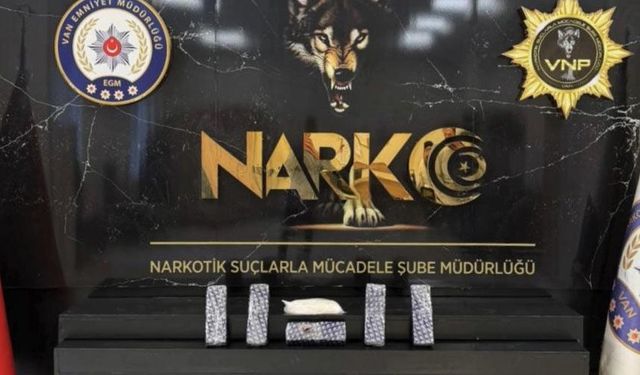 Van'da 4 kilo 260 gram eroin ele geçirildi