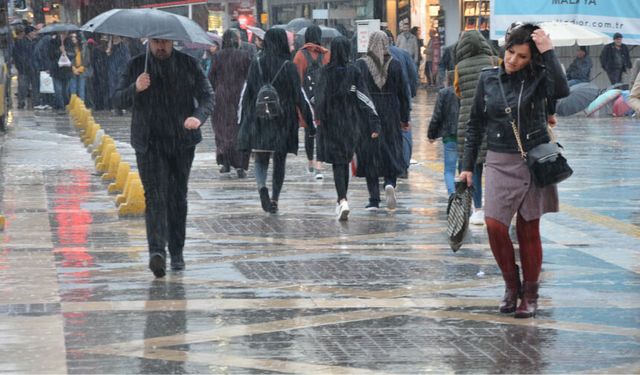 Van’a hafta sonu sağanak yağış geliyor