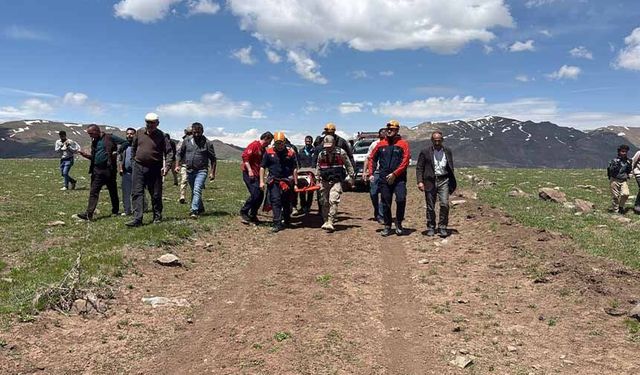 Van'da kayalık alandan düşen 14 yaşındaki çocuk yaralandı