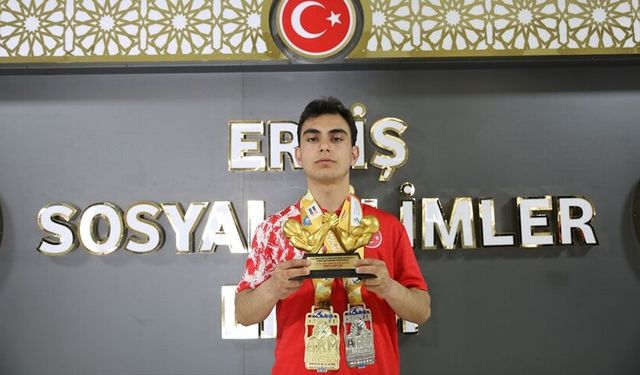 Vanlı sporcunun hedefi dünya şampiyonluğu