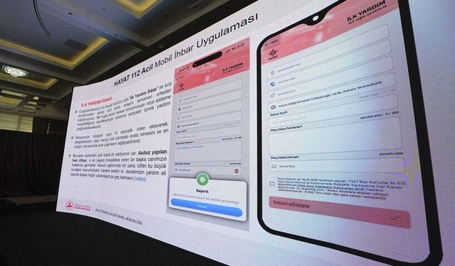 Bakan Çiftçi'den "HAYAT 112" uygulamasına ilişkin paylaşım