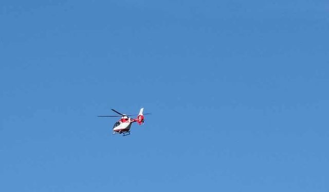 Van'da kalp hastası için hava ambulansı havalandı