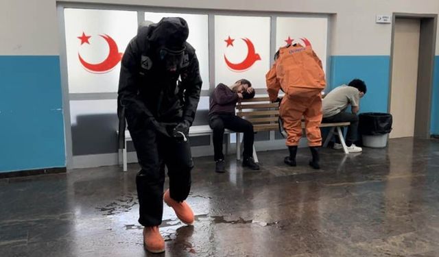 Van'da KBRN tatbikatı yapıldı