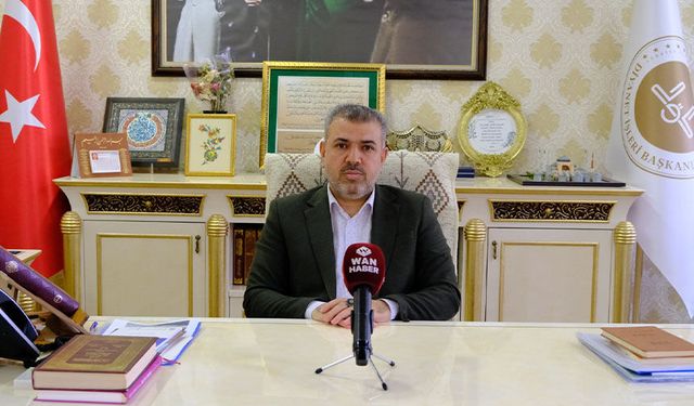 Van Müftü Vekili Çok’tan kurban açıklaması