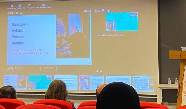 Prof. Dr. Adnan Tönel ‘Sanatın Varoluşu’nu anlattı