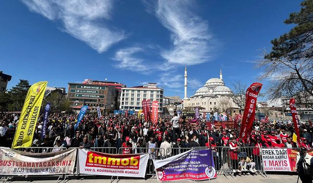 Van’da 1 Mayıs mitingi