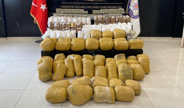 Van'da 240 kilogram uyuşturucu ele geçirildi