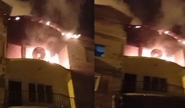 Hakkari’de korkutan ev yangını