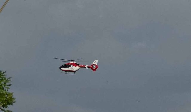 Van'da 57 yaşındaki hasta için helikopter ambulans havalandı