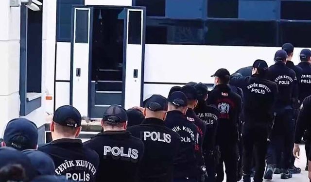 17 ilde düzenlenen operasyonlarda 261 kişi tutuklandı