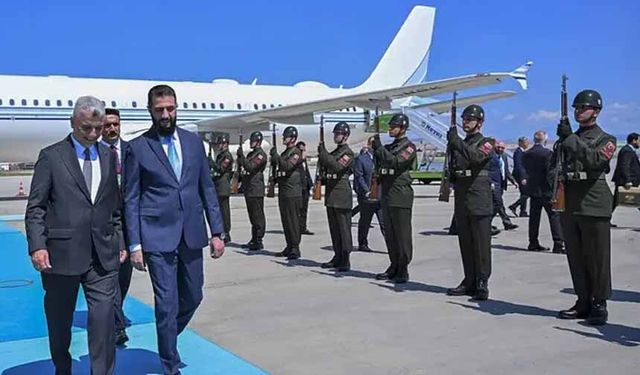 Suriye Cumhurbaşkanı Şara, Ankara'da