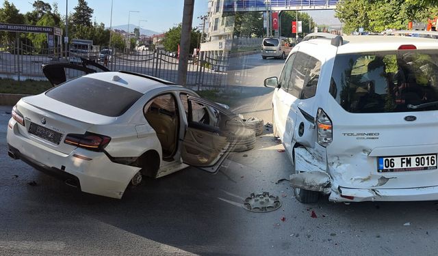 İpekyolu Caddesi'nde maddi hasarlı zincirleme kaza!