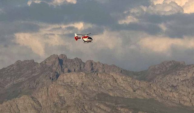 Kalp hastası ambulans helikopterle Van'a getirildi