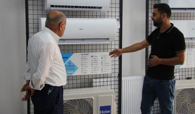 Van'da kavurucu sıcaklar klima satışlarını artırdı