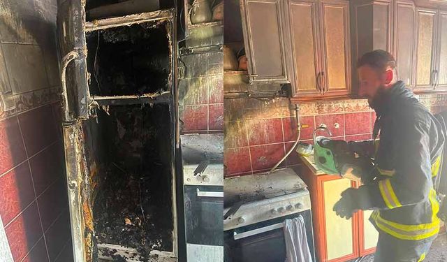 Van’ın Karşıyaka mahallesinde ev yangını