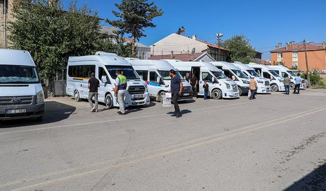Van’da okul servislerine denetim