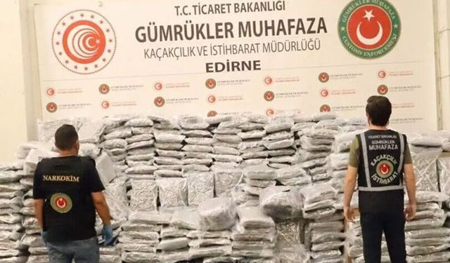 810 kilogram uyuşturucu ele geçirildi