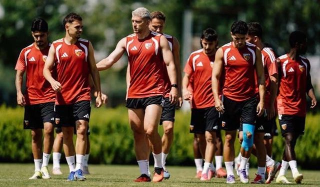 Kayserispor, Vanspor maçı hazırlıklarını tamamladı