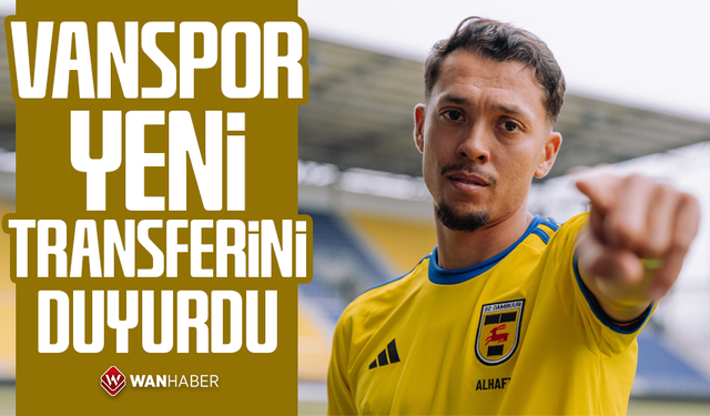 Vanspor yeni transferini duyurdu