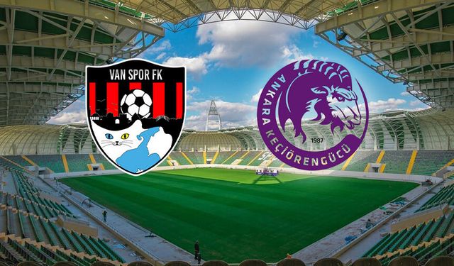 Vanspor – Keçiörengücü maçı canlı yayınlanacak: İşte maç günü, saati ve canlı yayın bilgisi