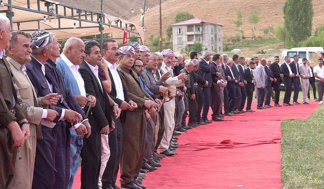 Cilo'nun eteklerinde 15 bin kişilik düğün