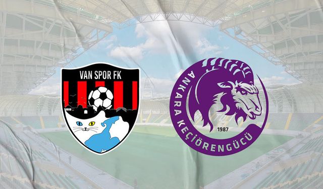 Vanspor – Keçiörengücü maçının hakemleri açıklandı