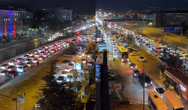 Van’da trafik çileye dönüştü!