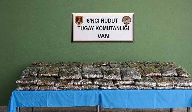 MSB: Van'da 59 kilo uyuşturucu ele geçirdi