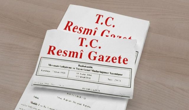 8 Ekim 2023 tarihli Resmi Gazete yayımlandı!