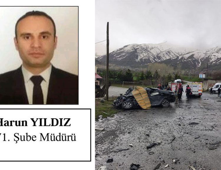 DSİ Van Merkez Şube Müdürü ve şoförünün hayatını kaybetti kaza görüntüleri